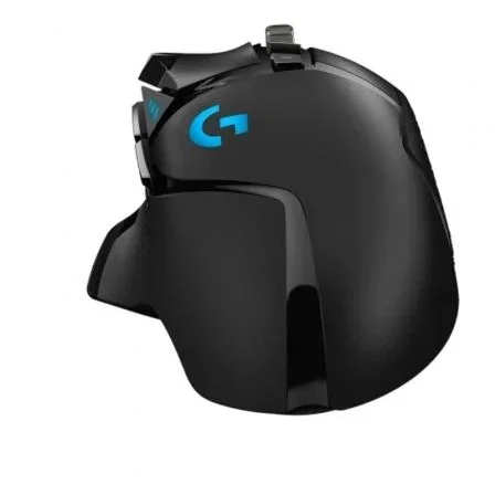 Logitech G502 HERO Ratón Gaming Negro, Sensor HERO 25K 25600 DPI, 11 Botones Programables, RGB LIGHTSYNC, Peso Ajustable, Cable USB, Referencia 910-005470